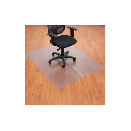 Aleco Interion Office Chair Mat for Hard Floor - 46"W x 60"L - Straight Edge 130221